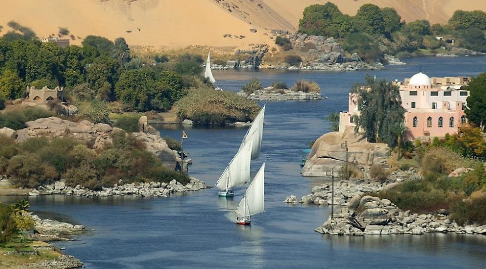 The water resources of the Nile, here at Aswan in Egypt, is a source of both close cooperation and contention for the Nile countries.