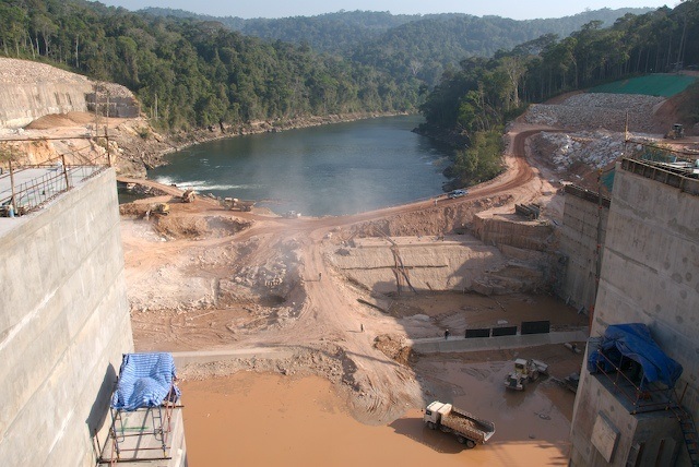 Downstream of Nam Theun 2 Dam, photo: Marcus Rhinelander